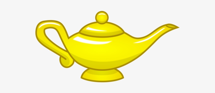 Gold Magic Lamp - Gold, transparent png #3408371