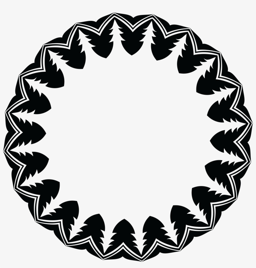Free Clipart Of A Tree Frame Design Element - Volk Rays Super Fine Mesh, transparent png #3408445