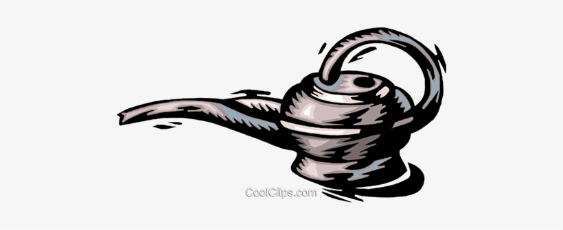 Magic Lamp Royalty Free Vector Clip Art Illustration - Illustration, transparent png #3408796