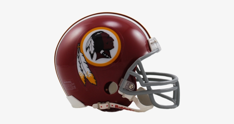 Washington Redskins Vsr4 Mini Throwback Helmet - Washington Redskins, transparent png #3408885