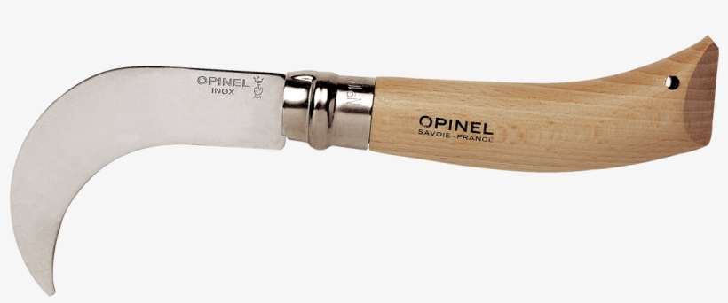 No 10 Stainless Steel Pruning Knife - Opinel Billhook No.10, transparent png #3409354