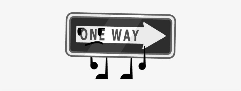 One Way Sign - Writing In The Academy, transparent png #3409897