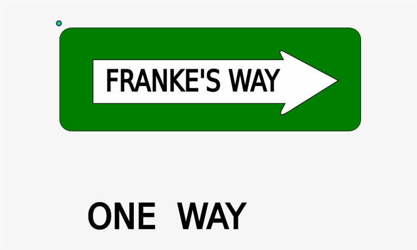 One Way Sign Clip Art - One Way Sign, transparent png #3410024