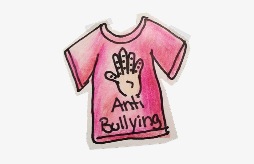 Pink-shirt1 - Anti Bullying Pink Day, transparent png #3410393
