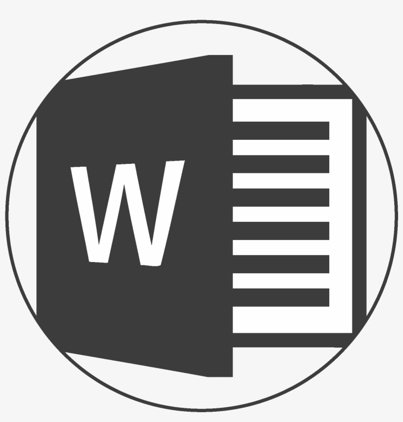 Microsoft - Ms Word Logo Clip Art, transparent png #3410394