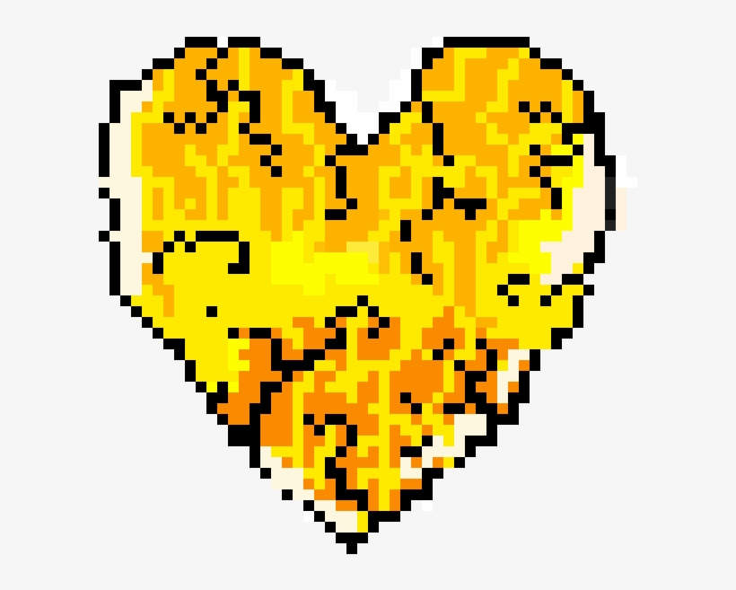 Golden Heart - Heart, transparent png #3410416