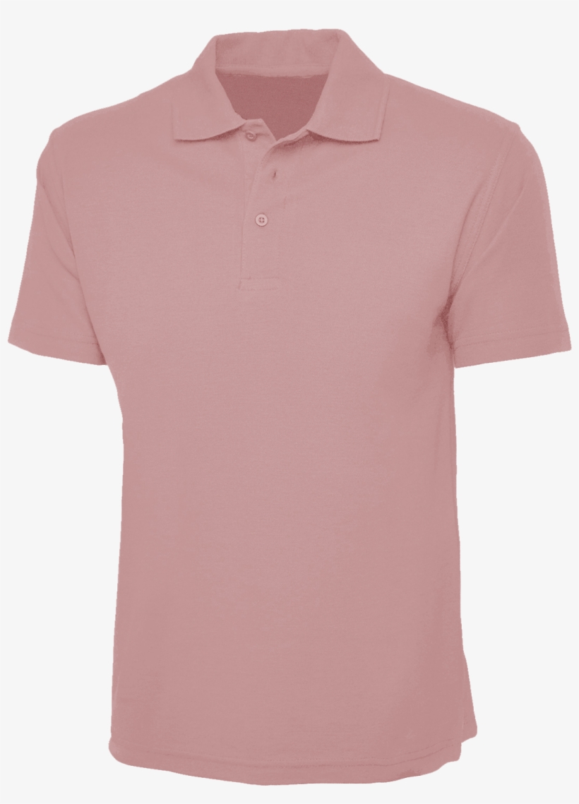 Plain Baby Pink Polo Shirt - Baby Pink Polo Shirt, transparent png #3410417