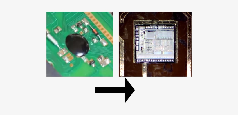Desencapsulado De Un Chip En Placa - Electronic Component, transparent png #3410528