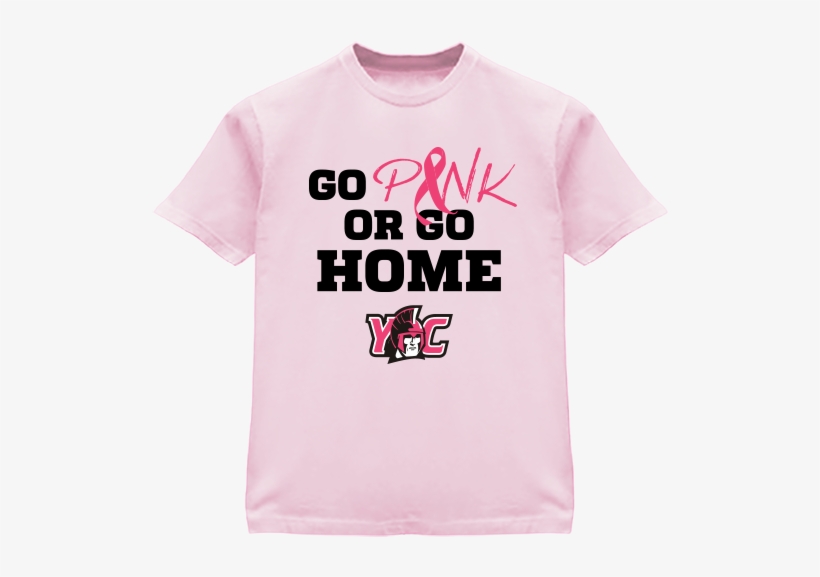 Gildan Breast Cancer T-shirt - York College Of Pennsylvania, transparent png #3410552