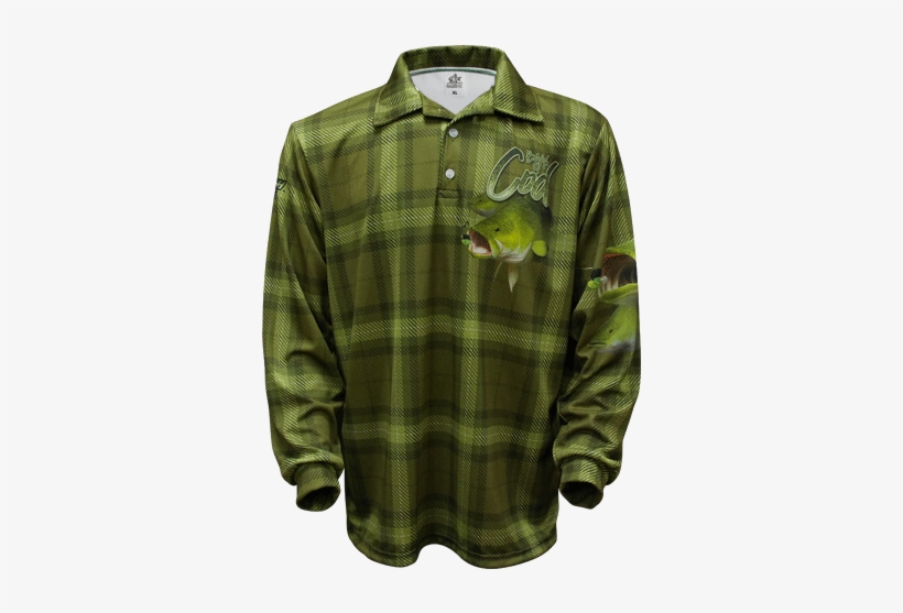 Plaid Cod - Murray Cod Fishing Shirts, transparent png #3410642