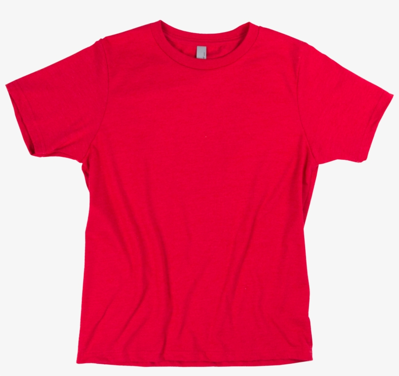Next Level 60/40 Youth T-shirts - Regular Red T Shirt, transparent png #3410824