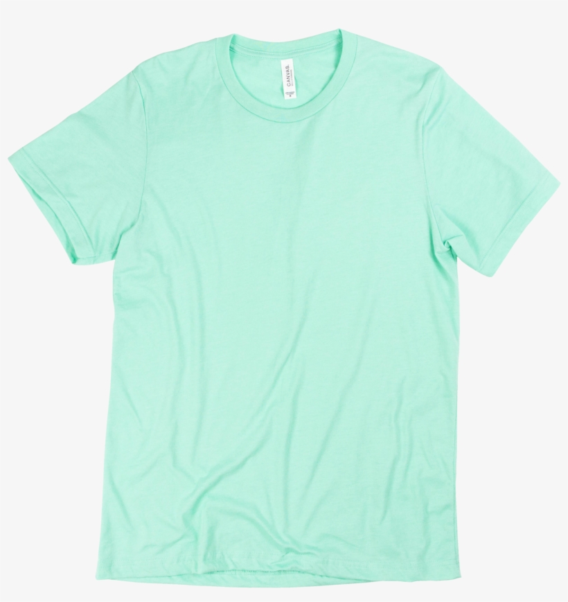 Heather Mint 3001h - T Shirt Mint Green, transparent png #3410825
