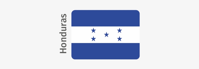 Programa De Cooperación 2015-2017 - Honduras Flag, transparent png #3411147