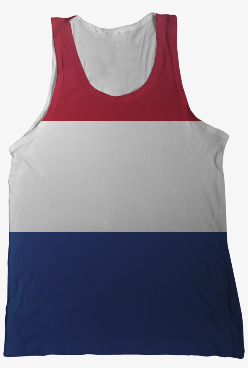The Netherlands Flag Tank Top - Flag Of Paraguay, transparent png #3411239