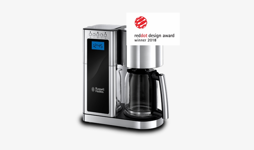 Russell Hobbs Eu Elegance Coffee Maker With Glass Carafe - Russell Hobbs Elegance Coffee Maker, transparent png #3411660