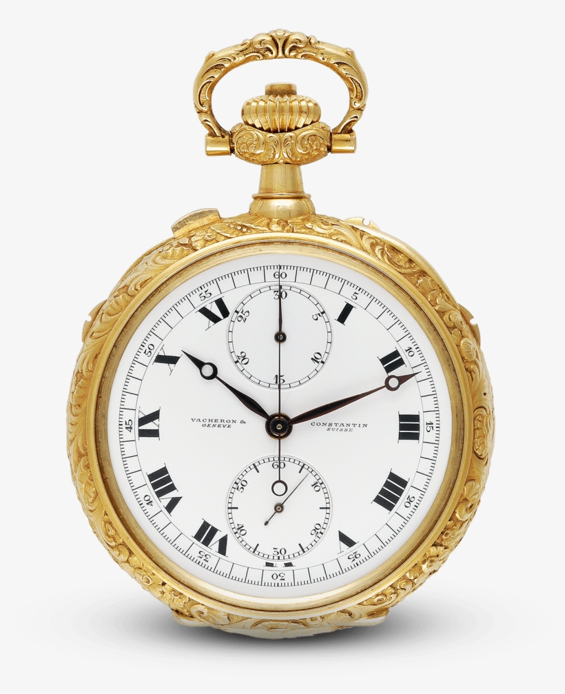 Patek Philippe Vintage Open Face Pocket Watch 14k Yellow, transparent png #3411852