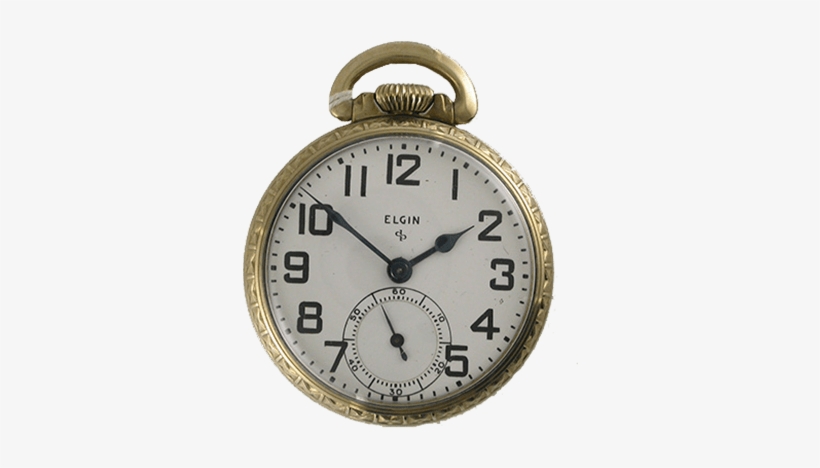 Elgin 16 Size Grade 573 Pocket Watch - Vintage 16 Size Elgin Pocket Watch Grade 574 From 1948, transparent png #3411887