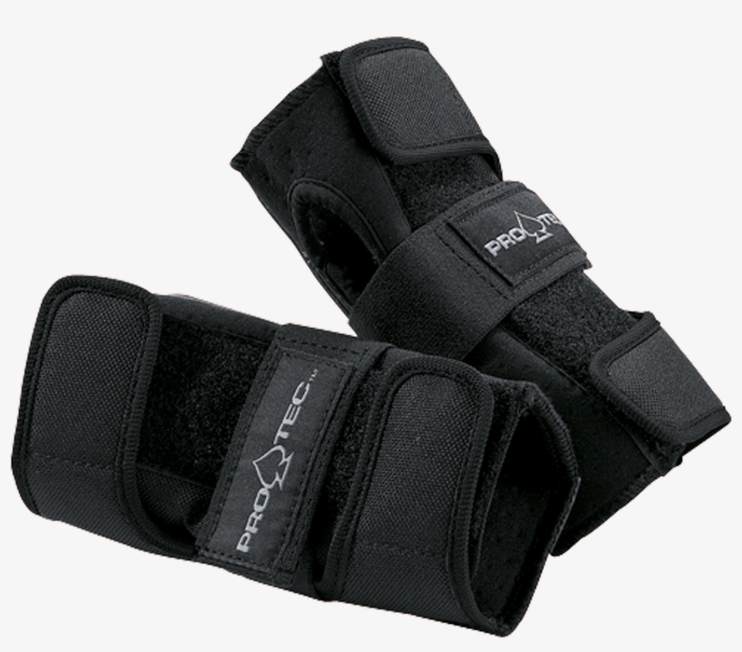 Street Wrist Guard Black - Pro Tec Knee Pads And Helmet, transparent png #3412242