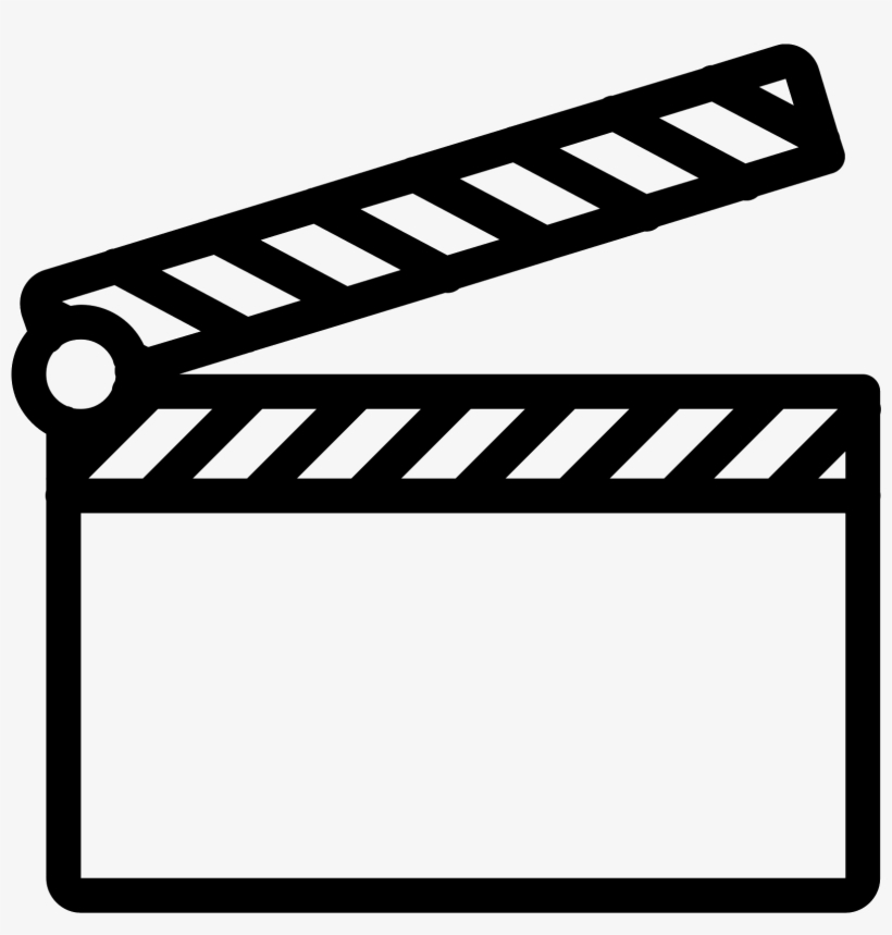 Claqueta De Cine Icon - Clapperboard Png, transparent png #3412306