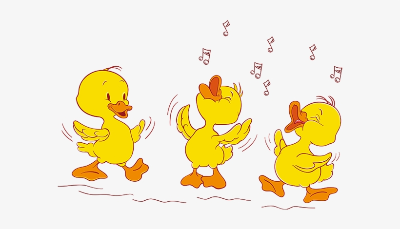 Ducks In A Row - Cartoon Ducks In A Row, transparent png #3413066