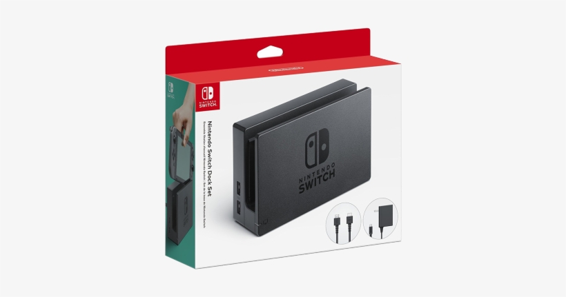 Nintendo Switch Console With Grey Joy-con - Dock Set Nintendo Switch, transparent png #3413092