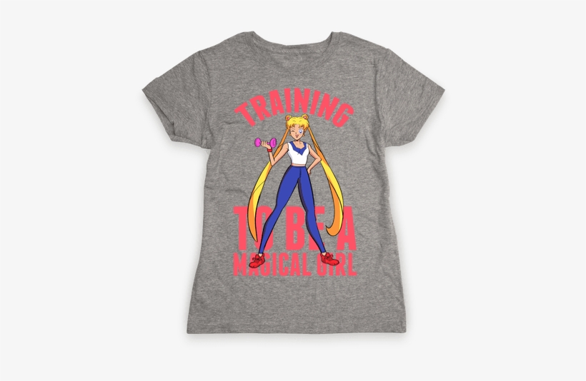 Training To Be A Magical Girl Womens T-shirt - My Lazy Magical Girl Costume T-shirt: Funny T-shirt, transparent png #3413941