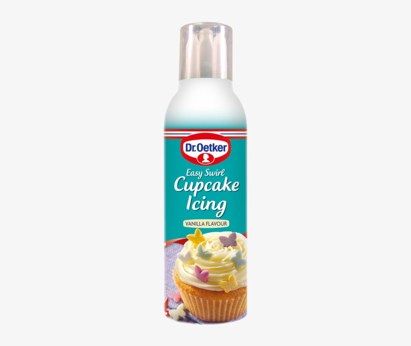 Oetker Easy Swirl Vanilla Cupcake Icing Is A Light, transparent png #3413942