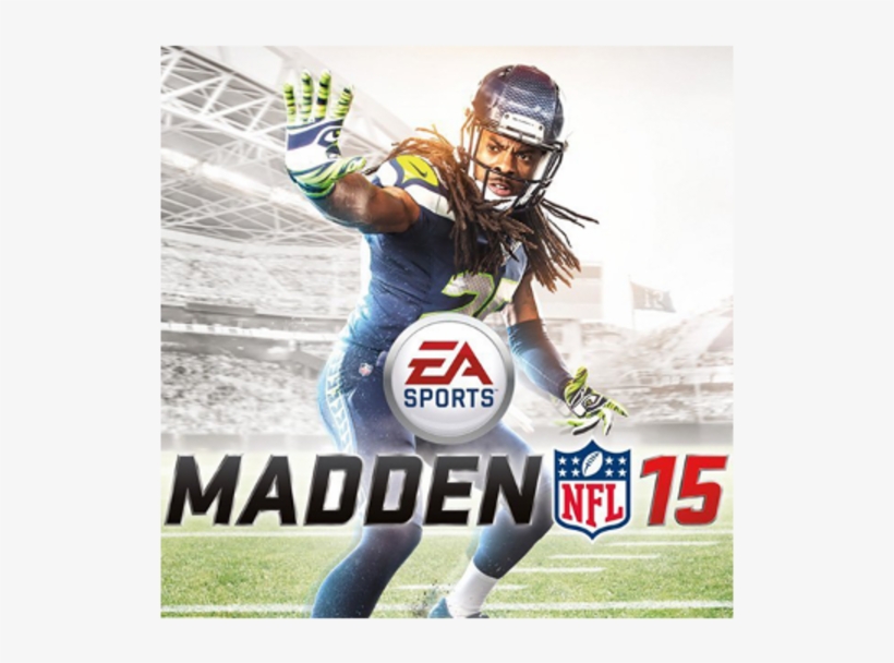 1-madden 15 Cover Featuring Richard Sherman - Madden 15 Xbox One, transparent png #3414047