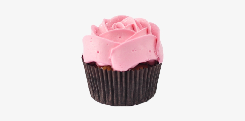 Vanilla Cake With A Fluffy Vanilla Icing - Cupcake, transparent png #3414282