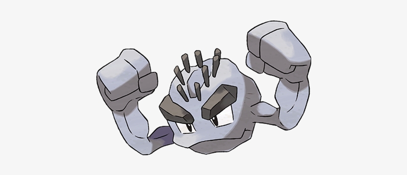 Alolan Geodude - Geodude Pokemon, transparent png #3414384