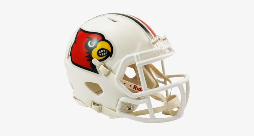 Louisville Cardinals Riddell Speed Mini Helmet - Creative Sports Enterprises Speed Riddell Signed Mini, transparent png #3414386