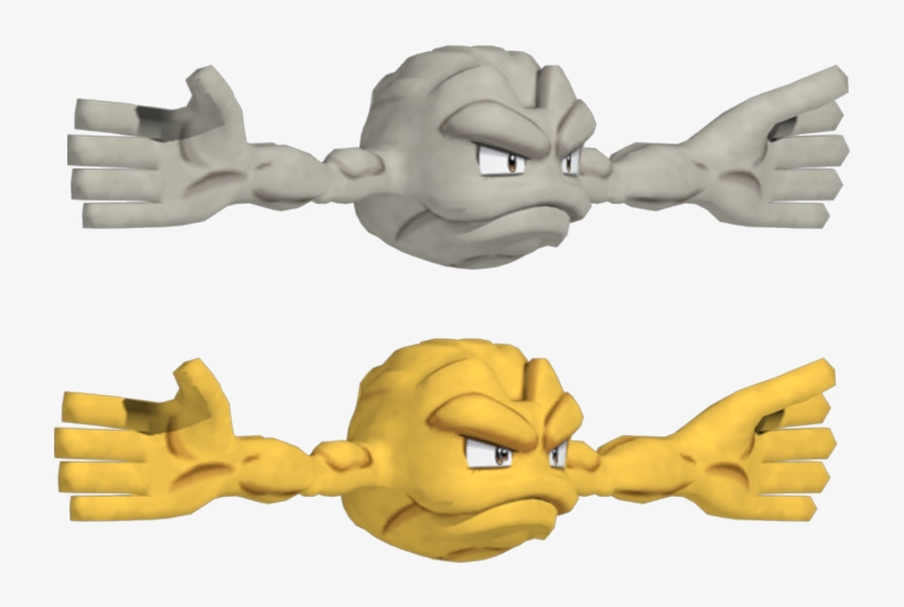 Download Zip Archive - Pokemon Geodude 3d, transparent png #3414412