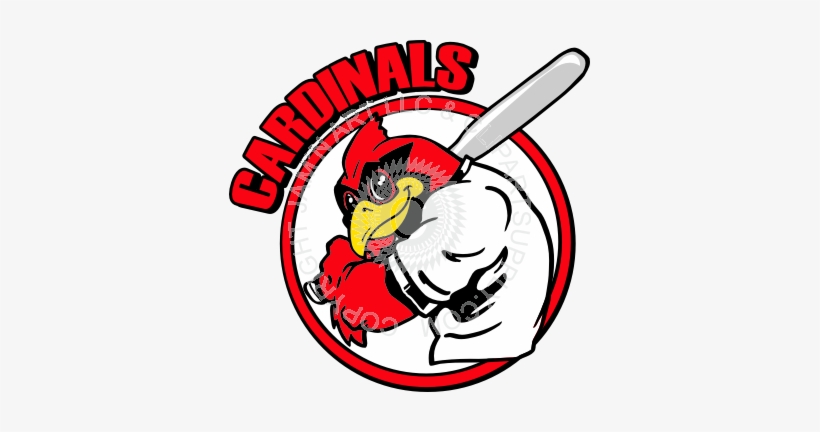 Cardinals Baseball Logo Vector - Cardinals Baseball, transparent png #3414502