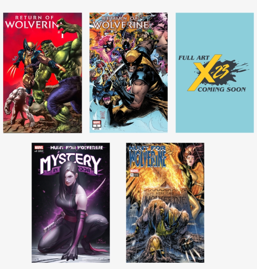 Wolverine Unknown Comic Books 5 Pack 10/10/2018 - Fiction, transparent png #3414524