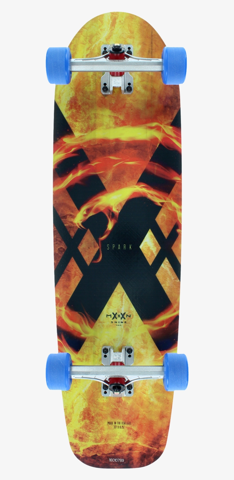 Moonshine Spark Complete Skateboard - Moonshine Spark Longboard Deck, transparent png #3414964