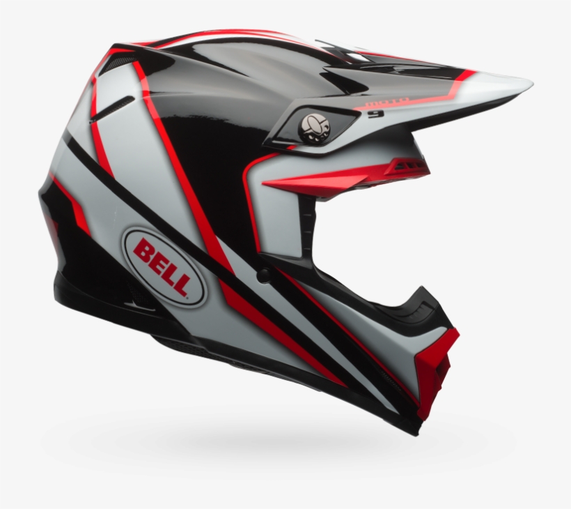 Ps Moto-9 Spark Red/blk Xs - Bell Moto 9 Spark, transparent png #3415072