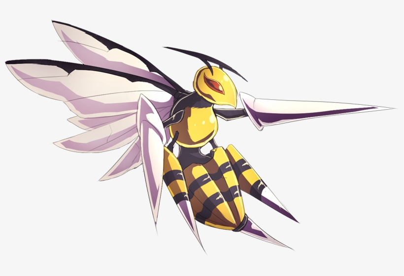 Pokemon Mega-beedrill Is A Fictional Character Of Humans - Mega Mega Beedrill, transparent png #3415112