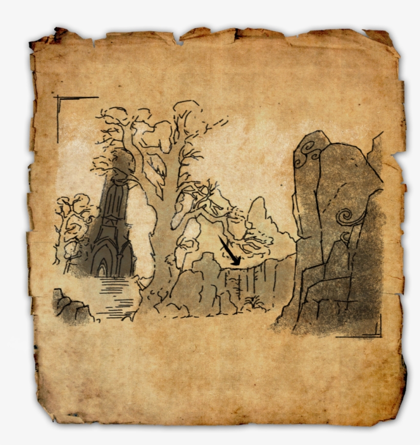 Bal Foyen Ce Treasure Map - Elder Scrolls Treasure Map, transparent png #3415424