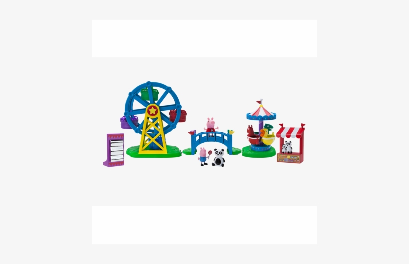 Walmart - Peppa Pig Fun Fair Playset, transparent png #3415427