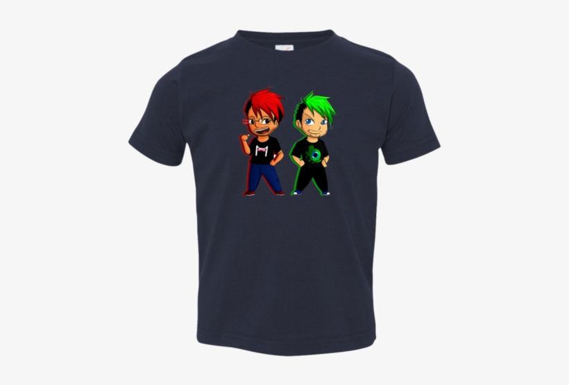Markiplier And Jacksepticeye Toddler T Shirt Navy / - Markiplier And Jacksepticeye Tshirt, transparent png #3415631