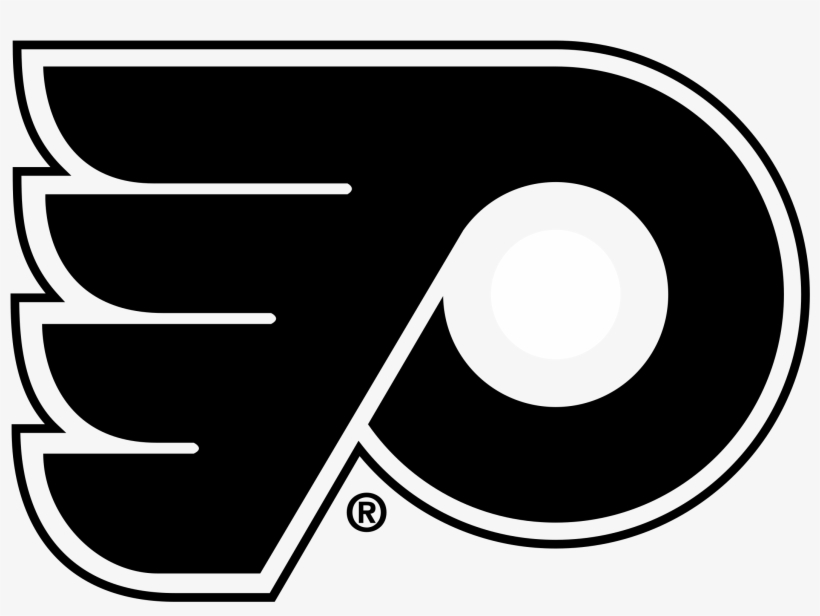 Philadelphia Flyers Logo Black And White - Philadelphia Flyers Logo, transparent png #3415928