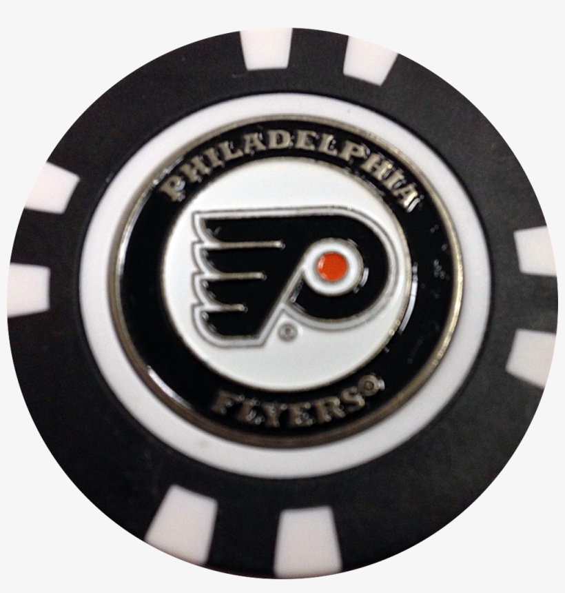 Golf Ball Marker Nhl Philadelphia Flyers - Philadelphia Flyers Nhl Magnetic Poker Chip Removable, transparent png #3416105