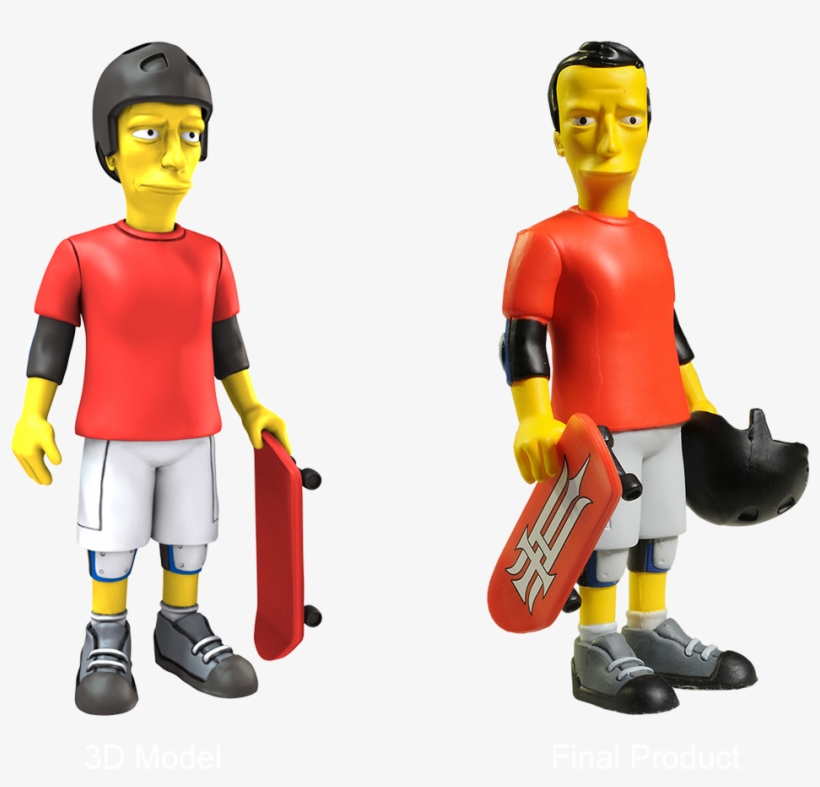 Tomhanks Thumb - Neca The Simpsons 25th Anniversary 5" Action Figure, transparent png #3416346