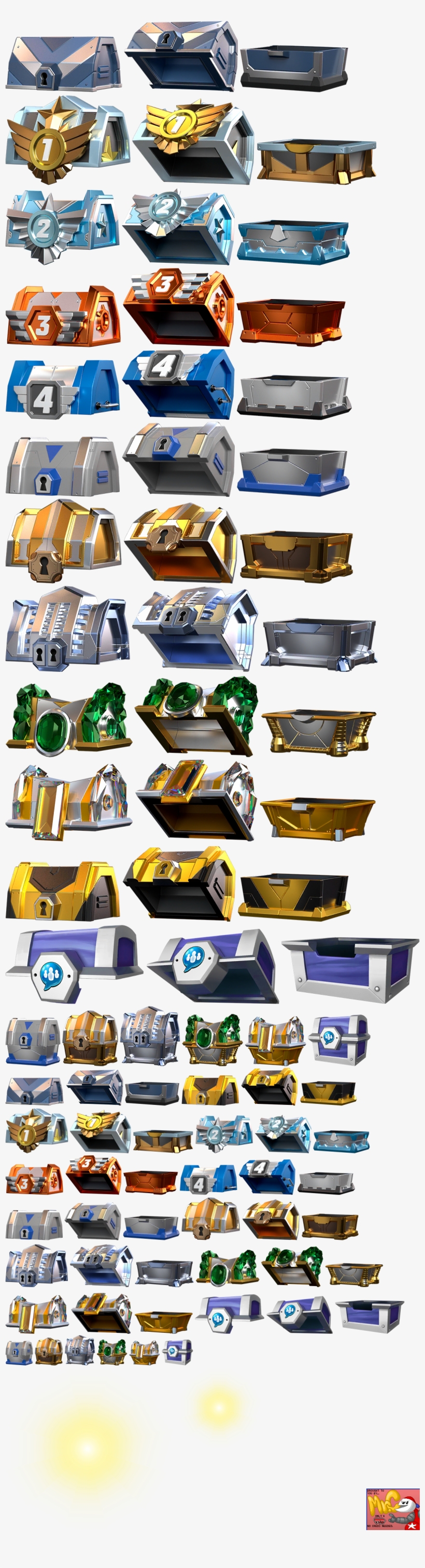 Click For Full Sized Image Chests - Sonic Forces Speed Battle Chests, transparent png #3416399
