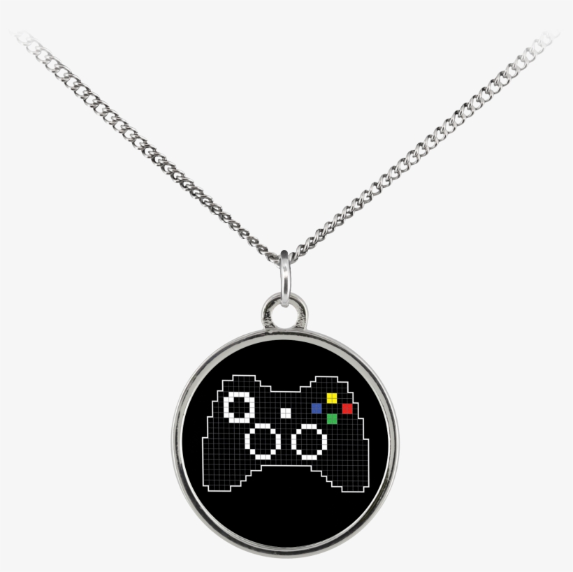 Pixel Art Xbox Gaming Fan Standard Coin Necklace - Necklace, transparent png #3416711