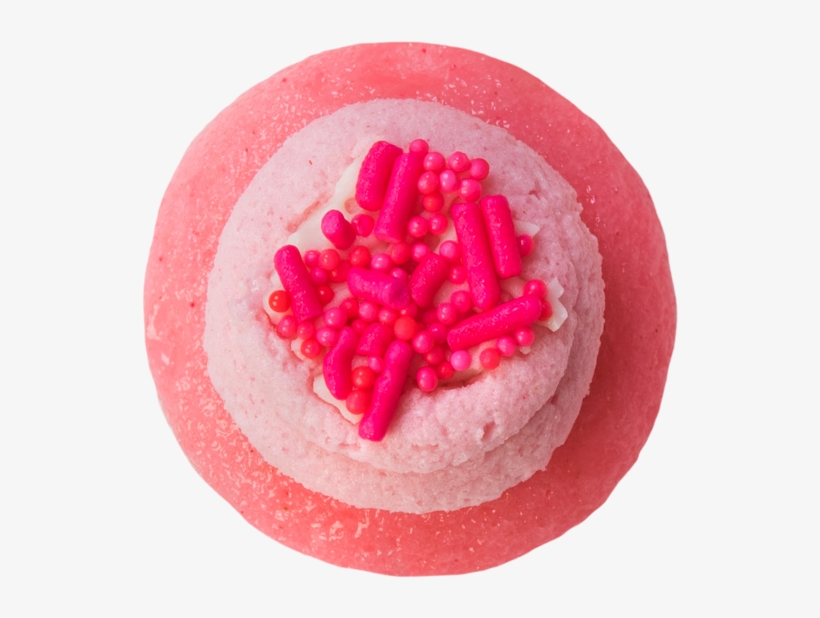 Small Top Image Of Pink Sugar Cookie Cupcake - Gelato, transparent png #3416853