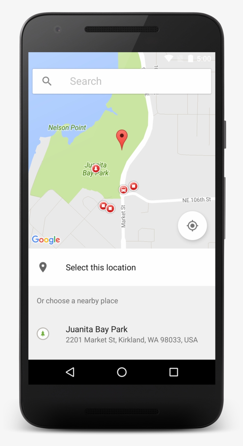 The Place Picker Ui Widget - Android Place Picker, transparent png #3416908