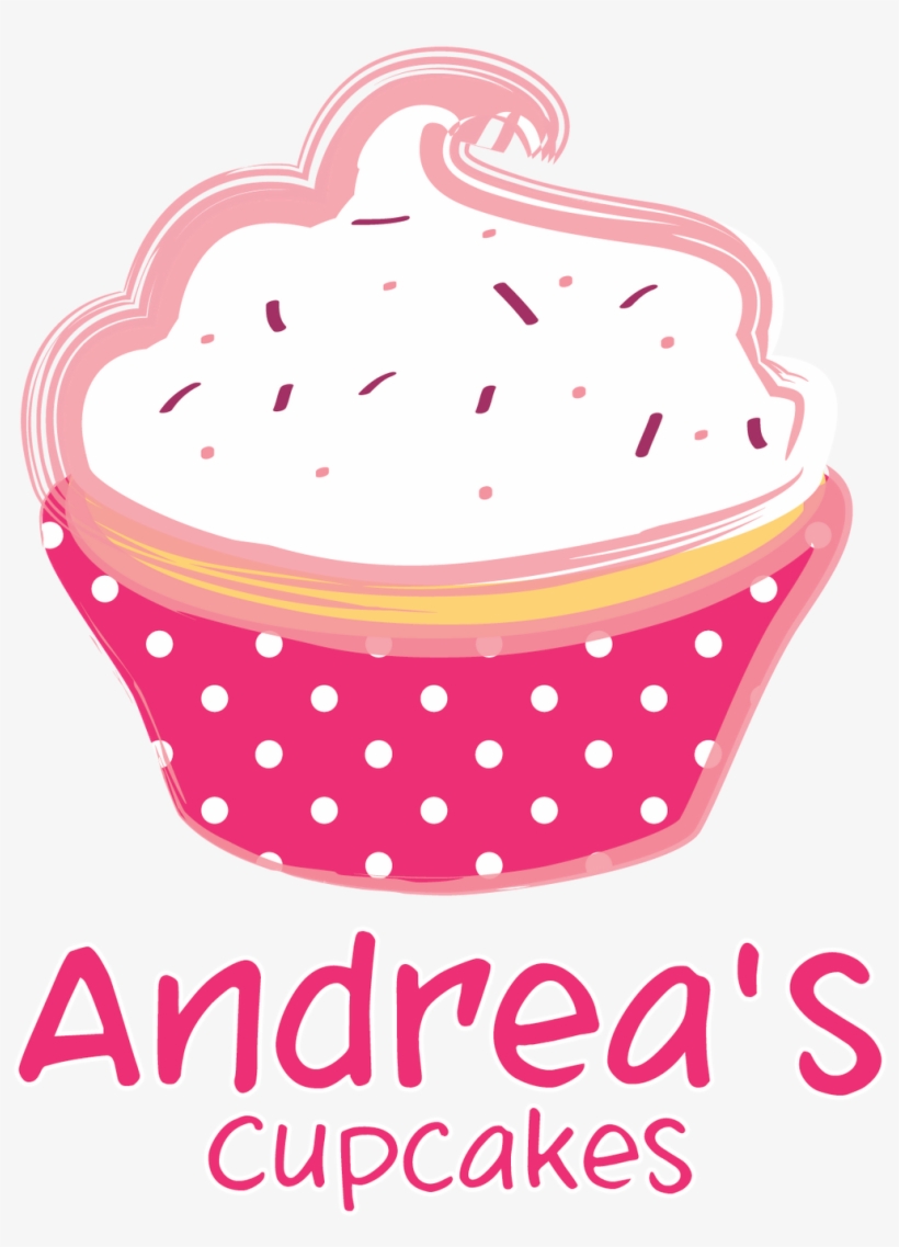 Pink Cupcake Logo Cupcakes Graphic Design Png Free Transparent