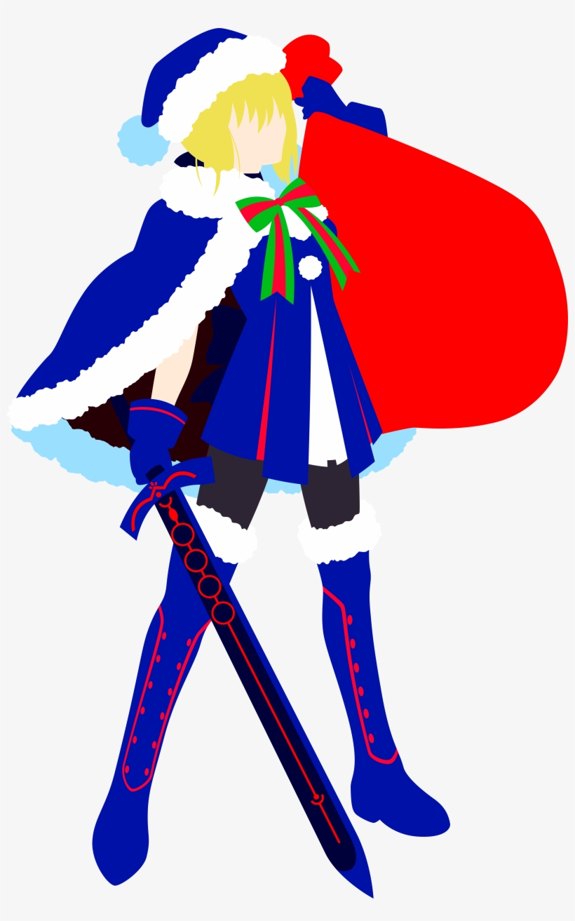 Saber Santa - Illustration, transparent png #3417229