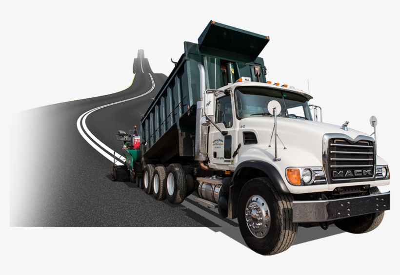 Paving Truck - Pavement, transparent png #3417252